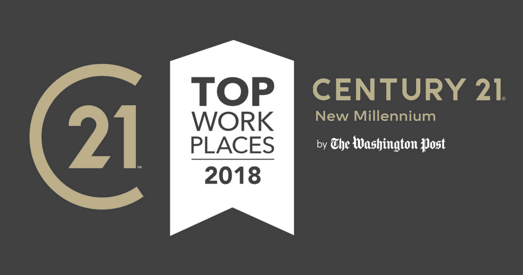 The Washington Post Names CENTURY 21 New Millennium to 2018 Top Workplaces in Greater D.C.