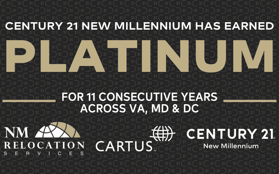 CENTURY 21 New Millennium Named Platinum Award Winner by Cartus Broker Network
